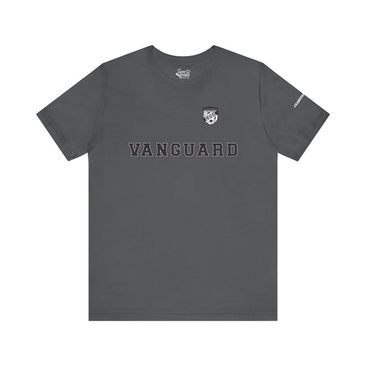 College Station Soccer Club Vanguard Unisex Adult T-Shirt w/ Logo on Left Chest