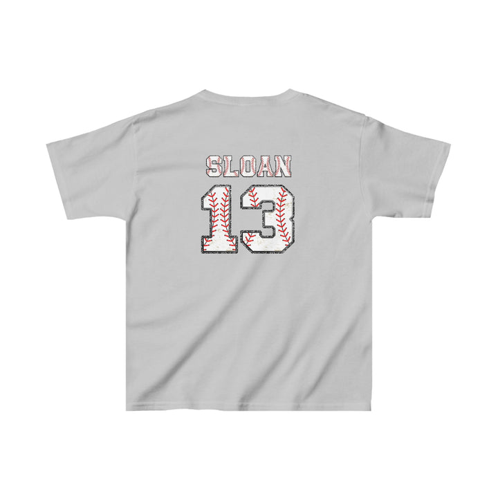 Iron Knights Youth Unisex T-Shirt w/Flag Design & Name and Number on Back