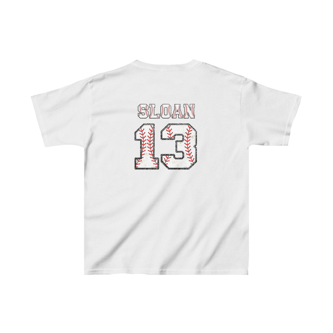 Iron Knights Youth Unisex T-Shirt w/Flag Design & Name and Number on Back
