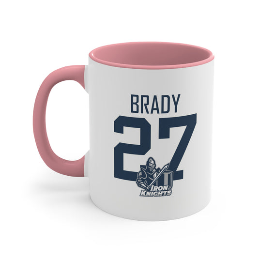 Iron Knights 11 oz Accent Mug - Last Name & Knight Design