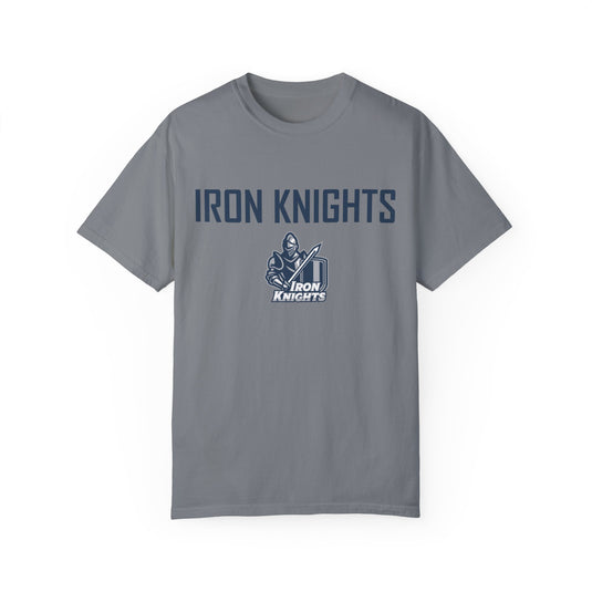 Iron Knights Premium Adult Unisex T-Shirt w/Knight Logo, Name & Number on back