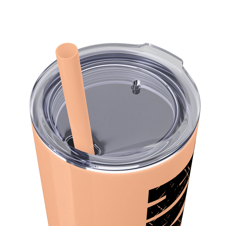 Gymnastics 20oz Skinny Tumbler with Straw w/Custom Name