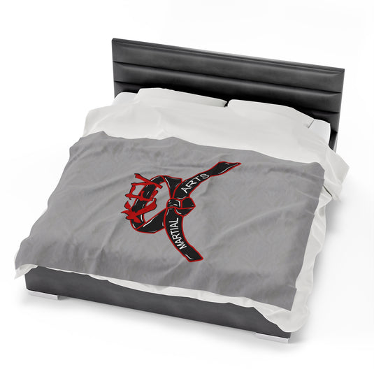 Key Martial Arts Velveteen Plush Blanket