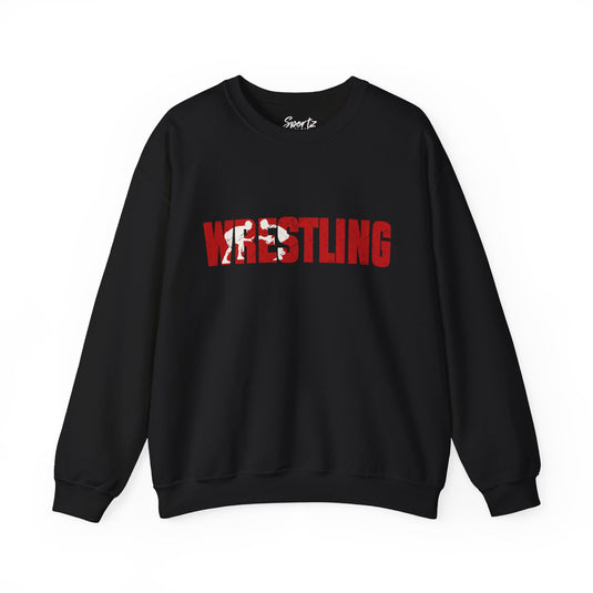 Wrestling Adult Unisex Basic Crewneck Sweatshirt