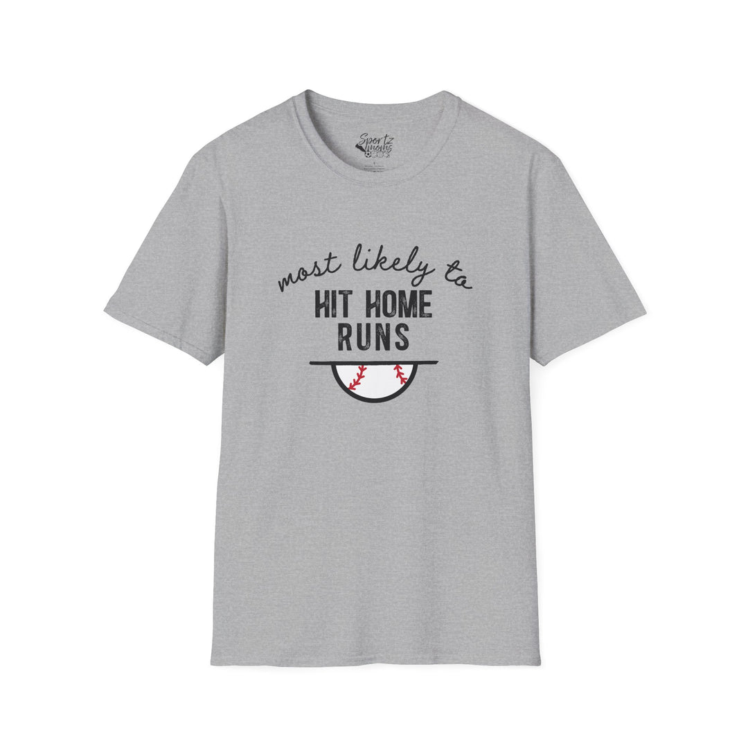 Most Likely To Baseball Adult Unisex T-Shirt