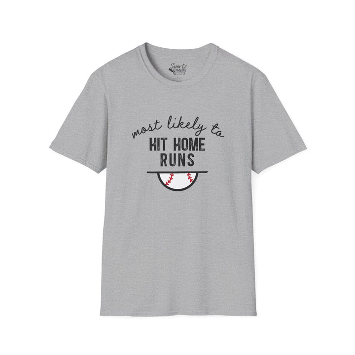 Most Likely To Baseball Adult Unisex T-Shirt