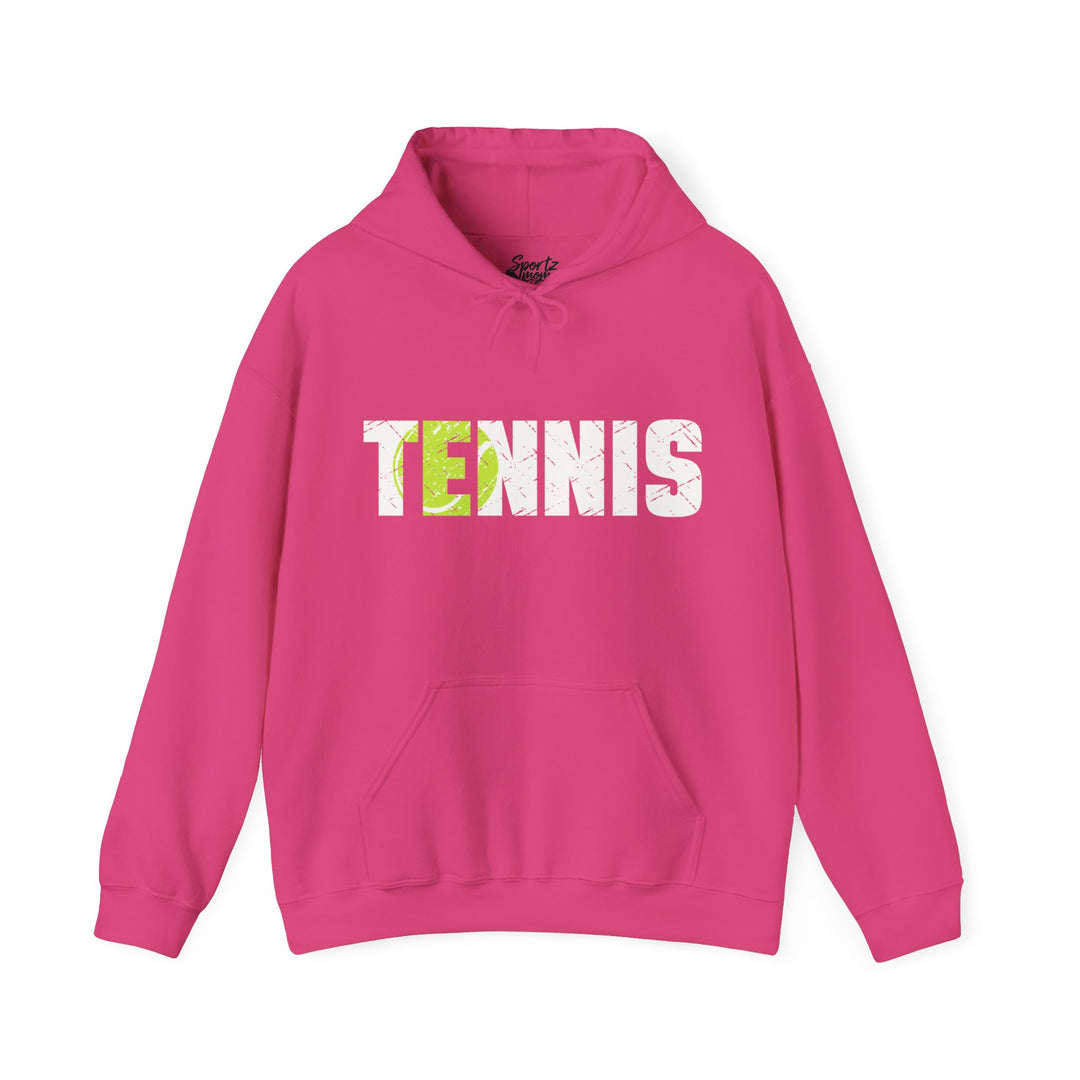 Tennis Adult Unisex Hooded Sweatshirt