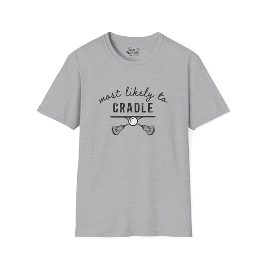 Most Likely To Lacrosse Adult Unisex Basic T-Shirt