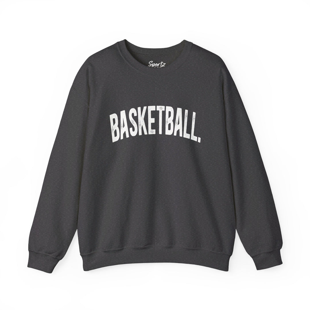 Rustic Design Basketball Adult Unisex Crewneck Sweatshirt