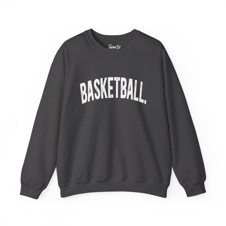 Rustic Design Basketball Adult Unisex Crewneck Sweatshirt