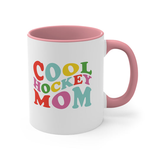 Cool Hockey Mom 11oz Accent Mug