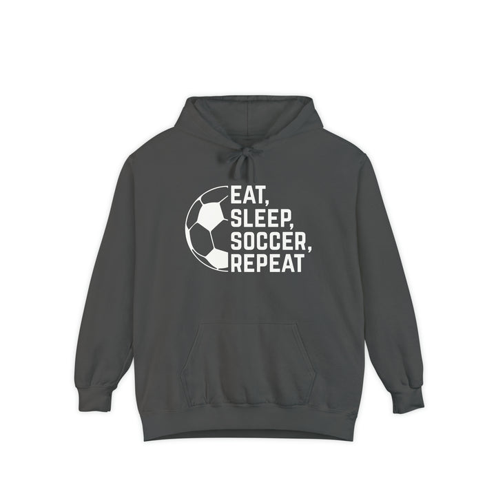 Eat Sleep Soccer Repeat Adult Unisex Premium Hooded Sweatshirt