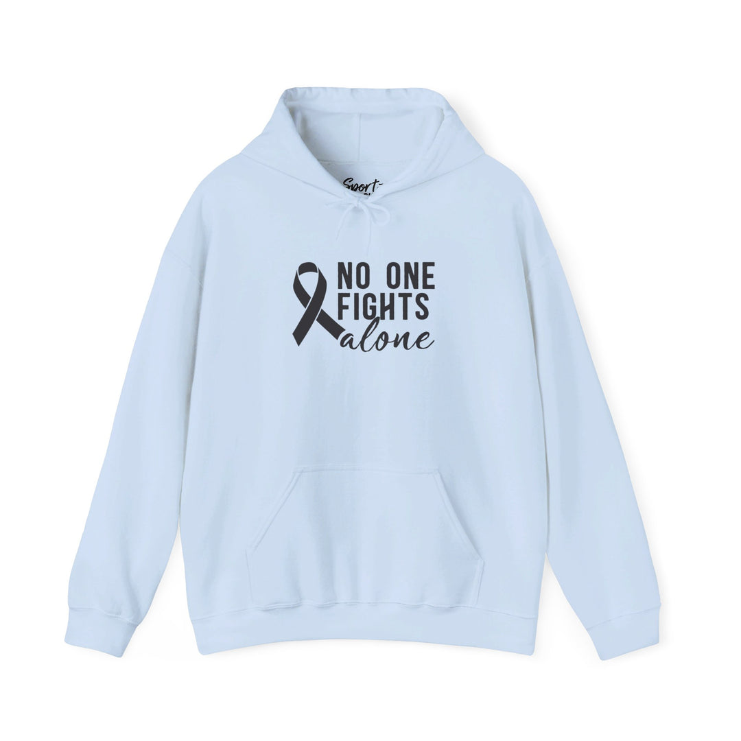 No One Fights Alone Adult Unisex Hooded Sweatshirt