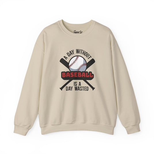 A Day Without Baseball Adult Unisex Basic Crewneck Sweatshirt
