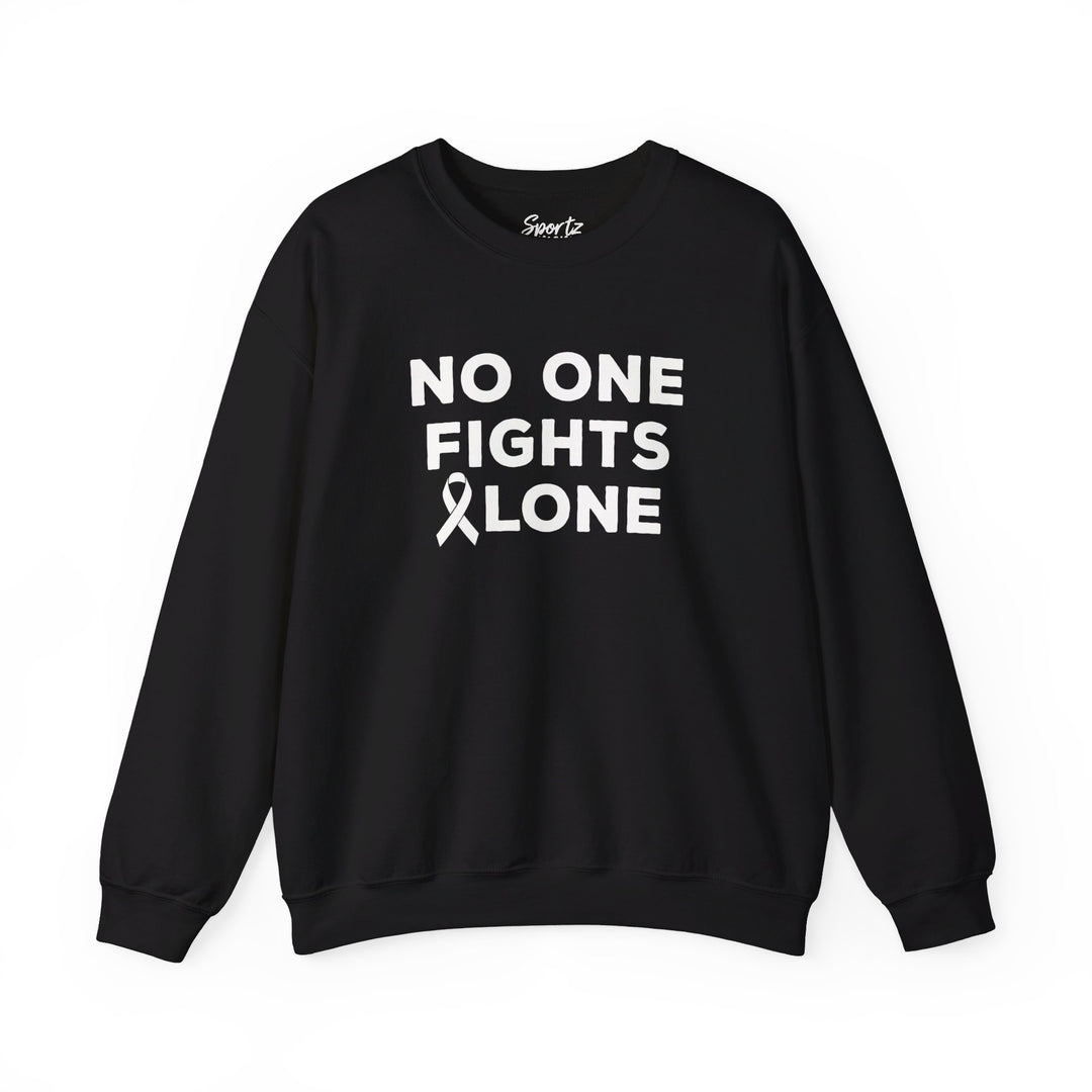 No One Fights Alone Adult Unisex Crewneck Sweatshirt