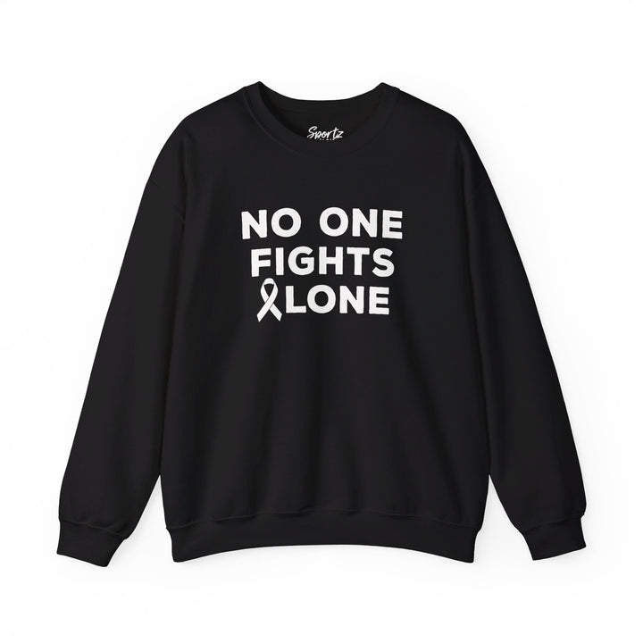 No One Fights Alone Adult Unisex Crewneck Sweatshirt