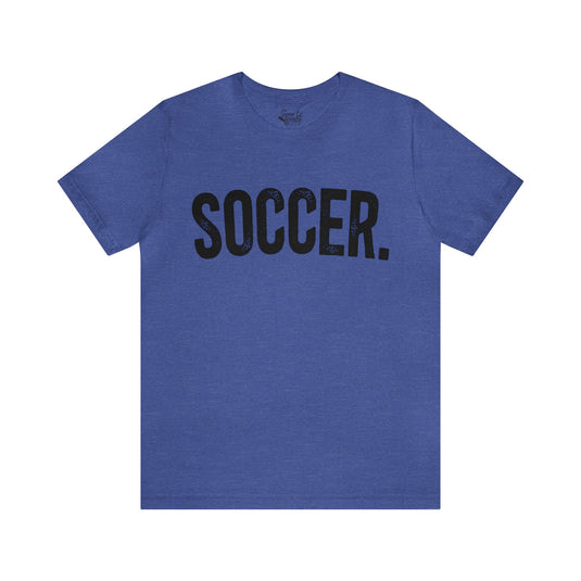 Rustic Design Soccer Adult Unisex Mid-Level T-Shirt