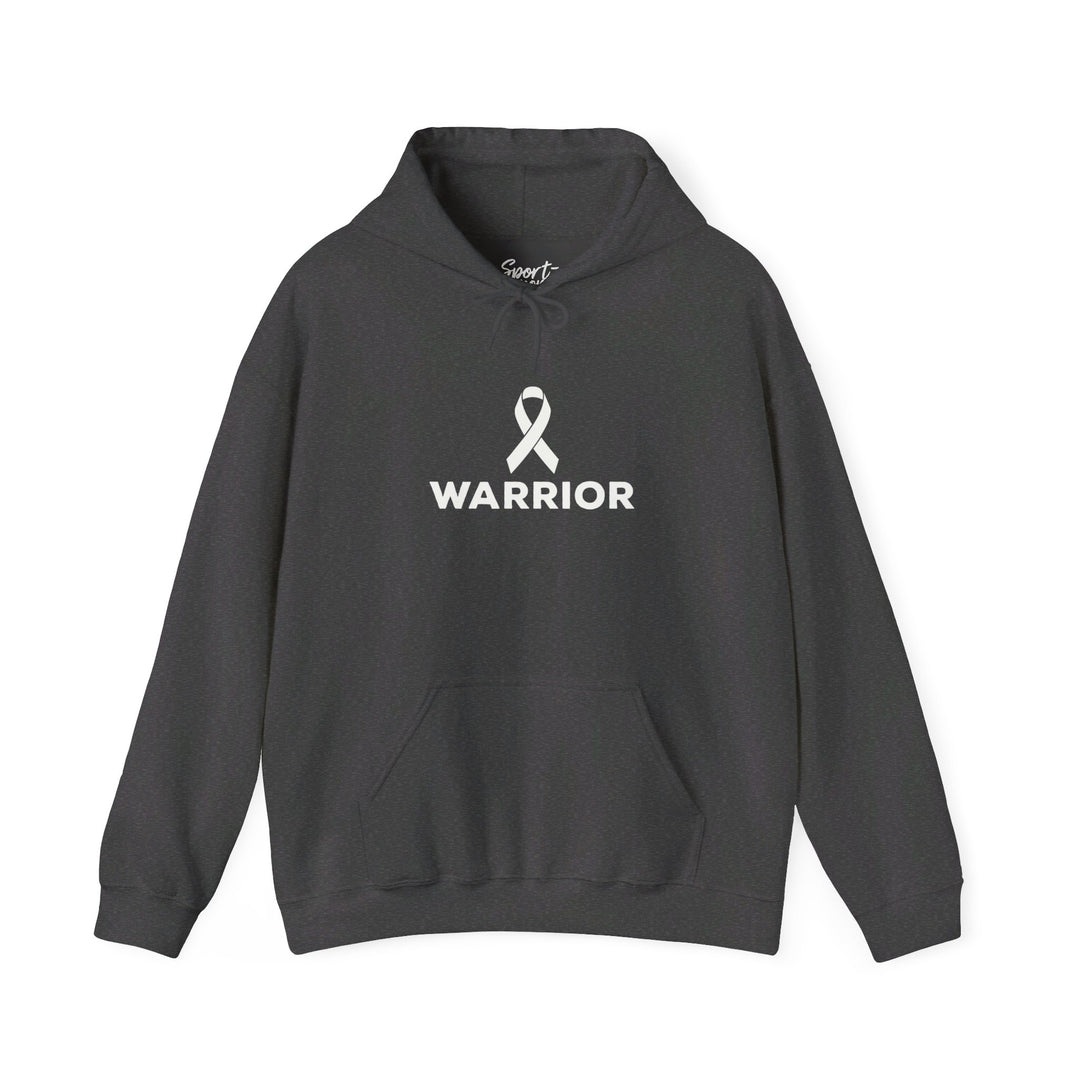 Cancer Ribbon Warrior Adult Unisex Hooded Sweatshirt