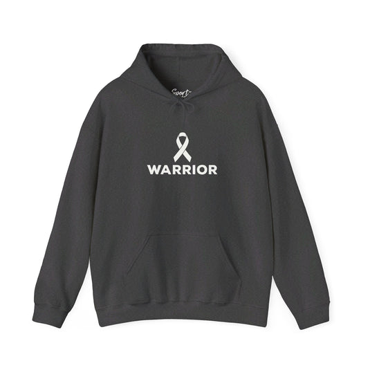 Cancer Ribbon Warrior Adult Unisex Basic Hooded Sweatshirt