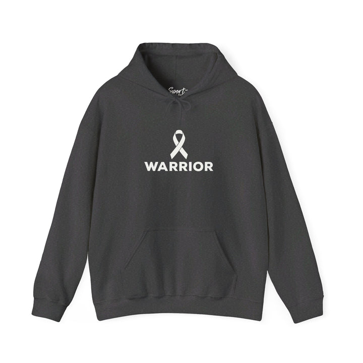 Cancer Ribbon Warrior Adult Unisex Hooded Sweatshirt