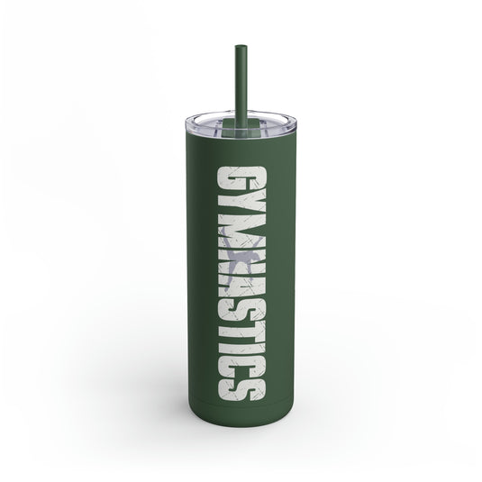 Gymnastics 20oz Skinny Matte Tumbler