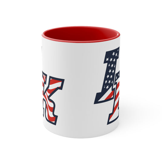 Iron Knights 11 oz Accent Mug - Flag Design