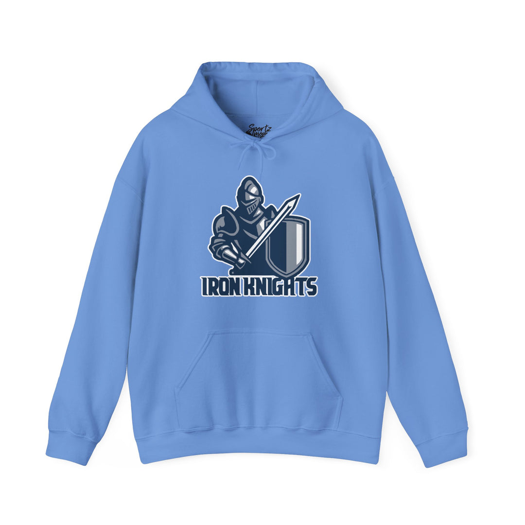 Iron Knights Adult Unisex Hooded Sweatshirt w/Knight Design