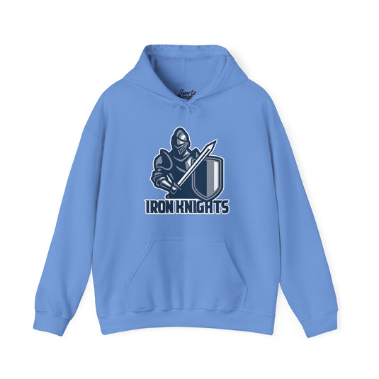 Iron Knights Basic Adult Unisex Hooded Sweatshirt w/Knight Design