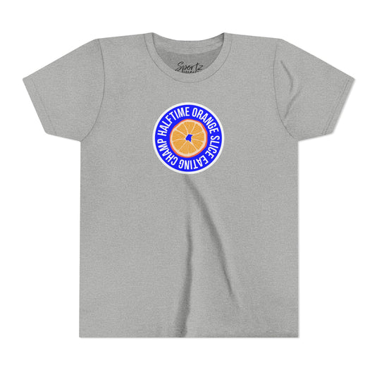 College Station Soccer Club Vanguard Unisex Youth T-Shirt - Halftime Orange Slice Eating Champ