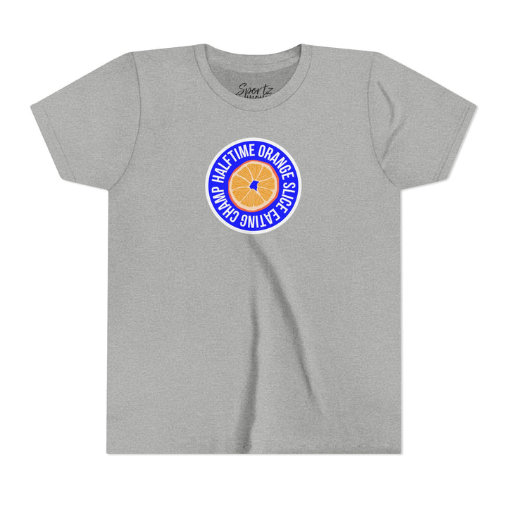 College Station Soccer Club Vanguard Unisex Youth T-Shirt - Halftime Orange Slice Eating Champ