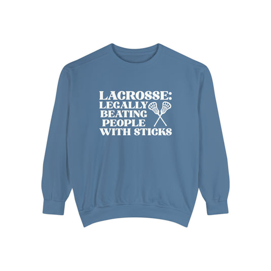 Lacrosse Legally Adult Unisex Premium Crewneck Sweatshirt