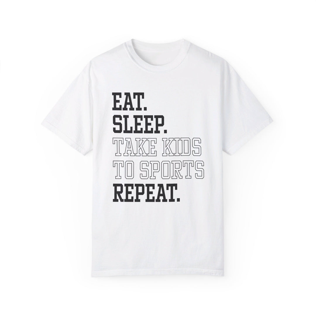 Eat Sleep Take Kids To Sports Repeat Adult Unisex Premium T-Shirt