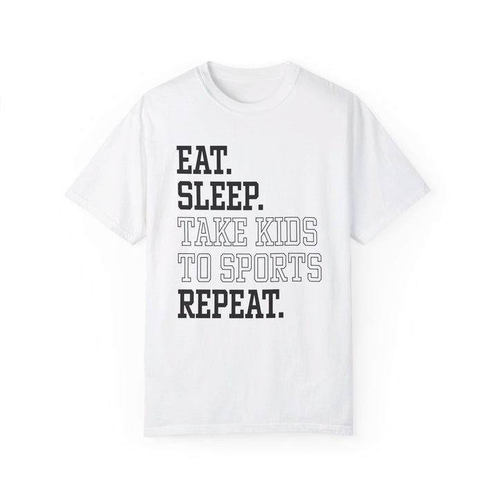 Eat Sleep Take Kids To Sports Repeat Adult Unisex Premium T-Shirt
