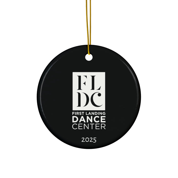 First Landing Center Dance Ceramic Ornament