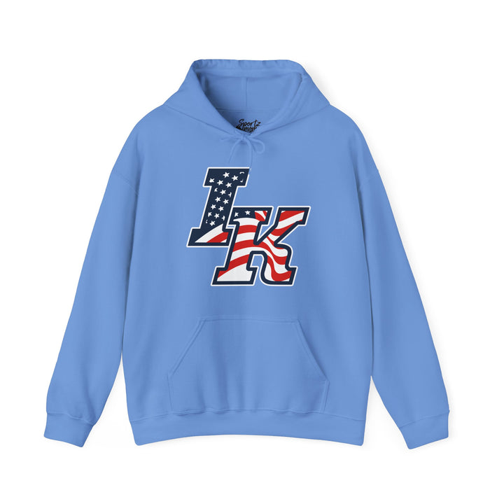 Iron Knights Adult Unisex Hooded Sweatshirt w/Flag Design