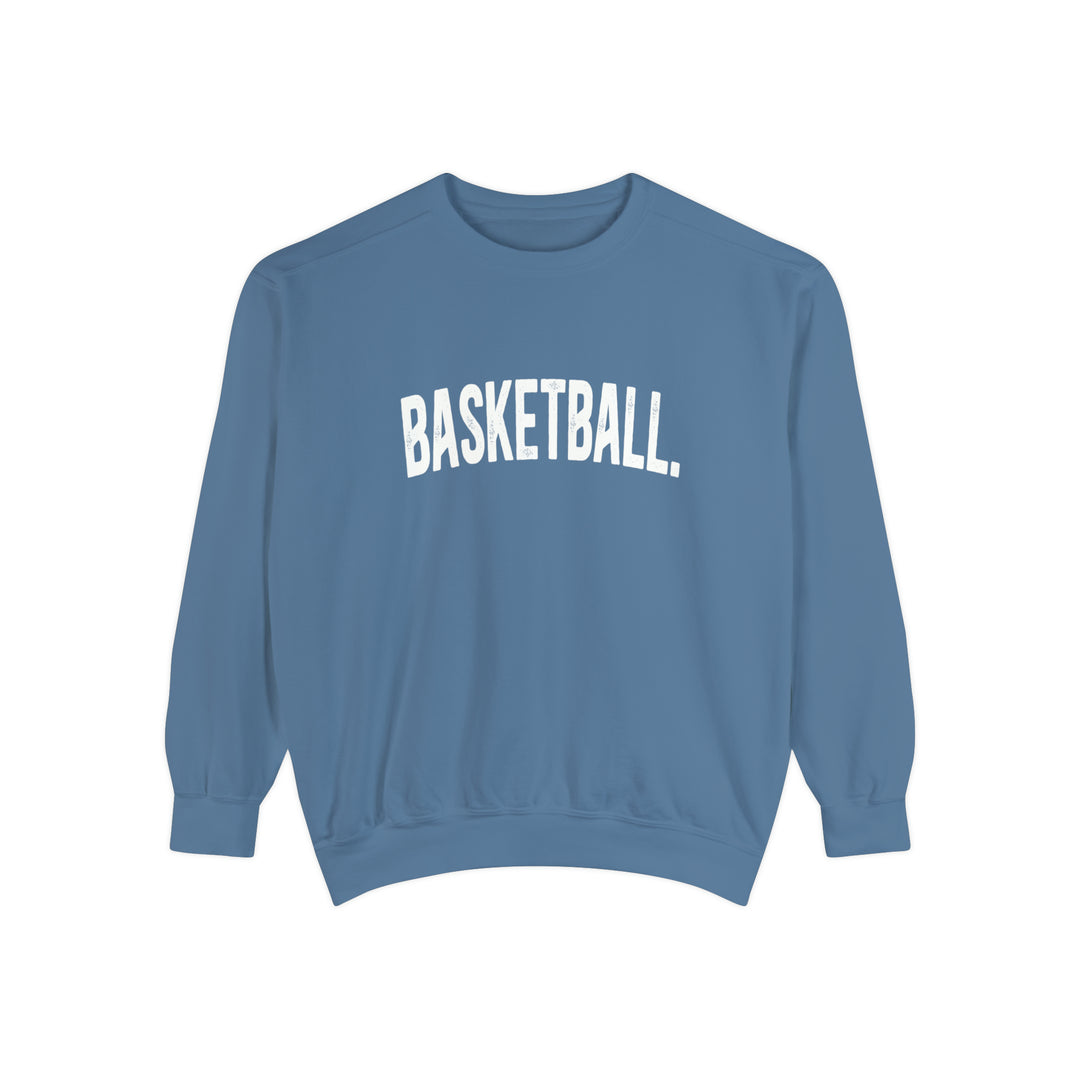 Rustic Design Basketball Adult Unisex Premium Crewneck Sweatshirt