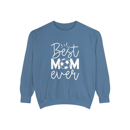 Best Mom Ever Soccer Adult Unisex Premium Crewneck Sweatshirt