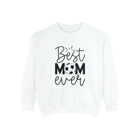 Best Mom Ever Soccer Adult Unisex Premium Crewneck Sweatshirt