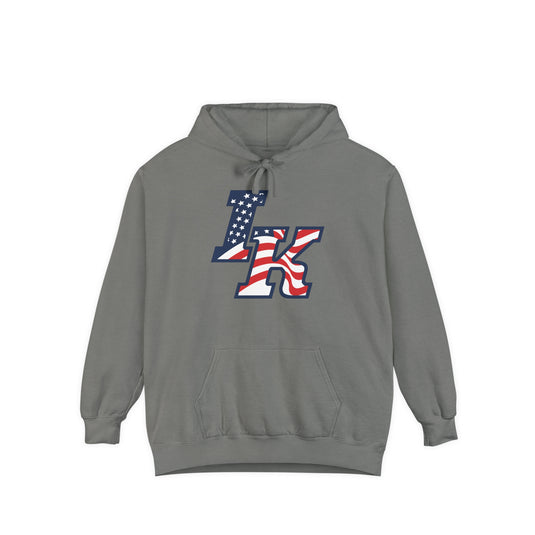 Iron Knights Premium Adult Unisex Hooded Sweatshirt w/Flag Logo Only