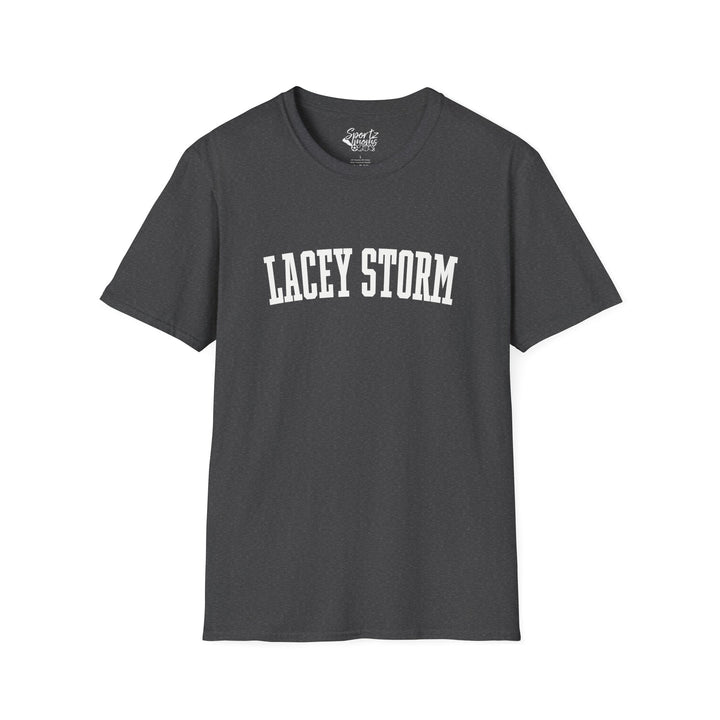 Lacey Storm Unisex Adult T-Shirt - Plain Text Design