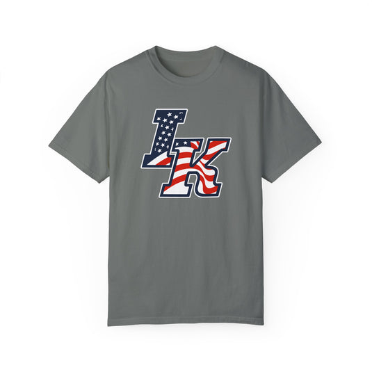 Iron Knights Premium Adult Unisex T-Shirt - Flag Design