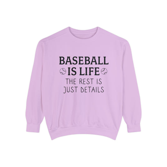 Baseball is Life Adult Unisex Premium Crewneck Sweatshirt