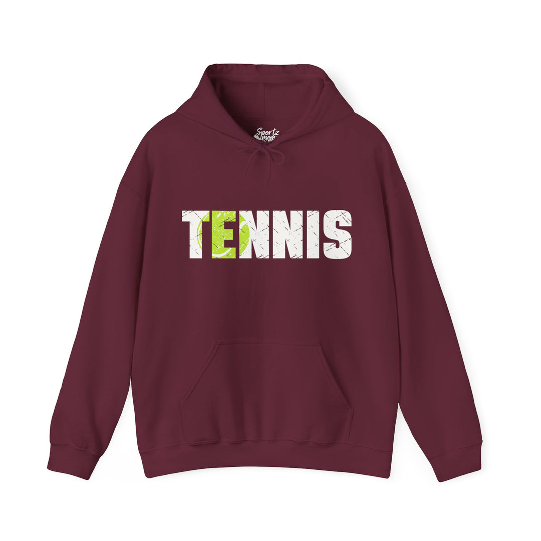 Tennis Adult Unisex Hooded Sweatshirt