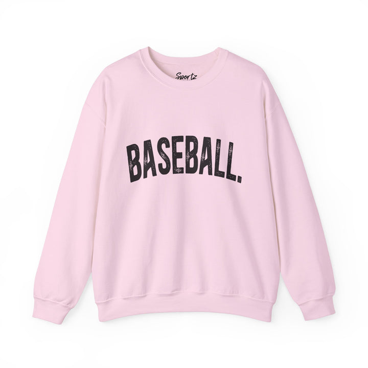 Rustic Design Baseball Adult Unisex Crewneck Sweatshirt