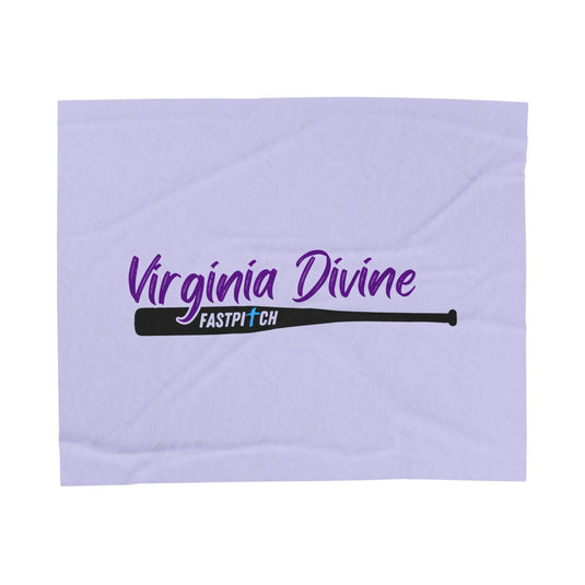 Virginia Divine Sports 50x60 Velveteen Plush Blanket