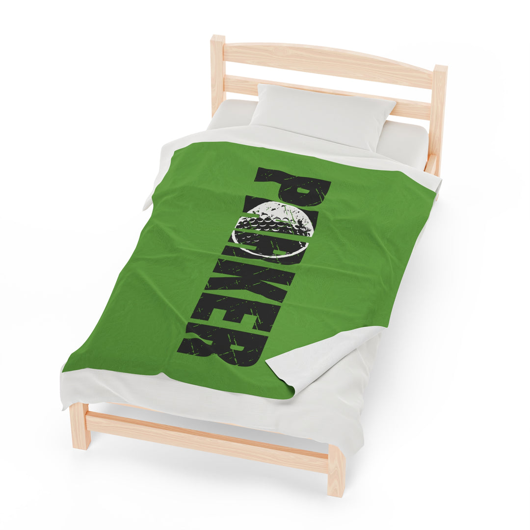 Golf Plush Blanket w/Custom Name