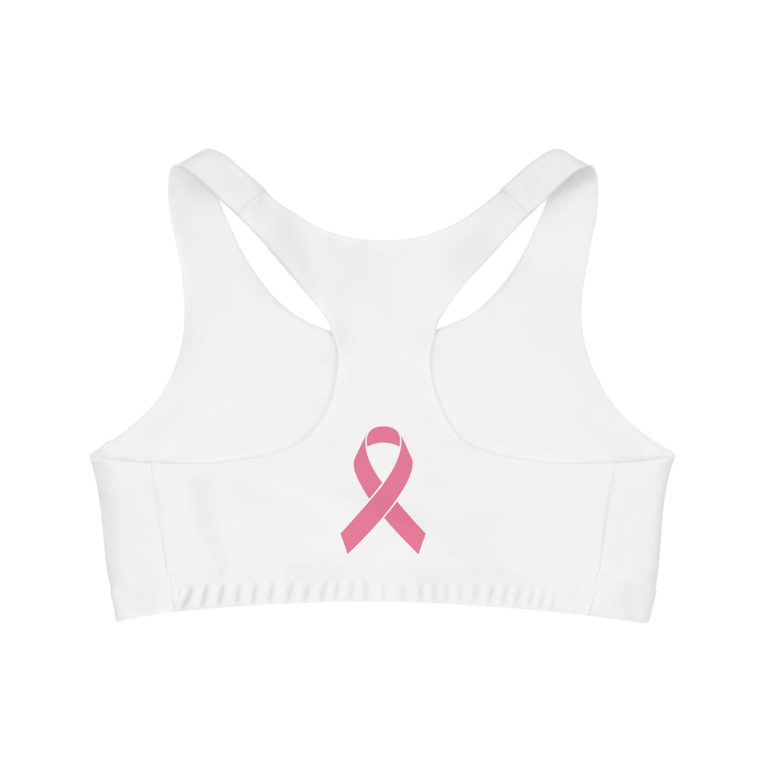 Cancer Ribbon Pick Your Sport Seamless Sports Bra