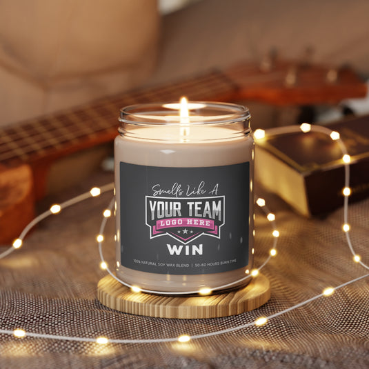 Smells Like A "Team Logo" Win 9 oz Scented Soy Candle - 5 scents to choose from