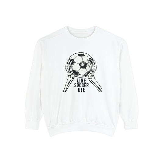 Live Soccer Die Adult Unisex Premium Crewneck Sweatshirt