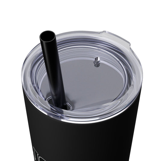 FEBA Lions Baseball Skinny Tumbler with Straw 20oz